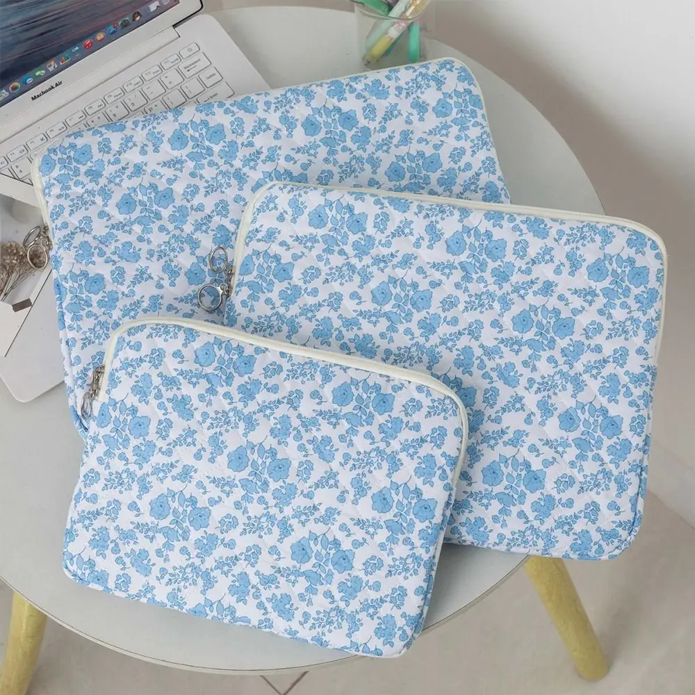 Shockproof Laptop Sleeve Floral Quilted Portable Ultrabook Carrying Case 11/13/15 inch Laptop Tablet Cover for Office/Travel