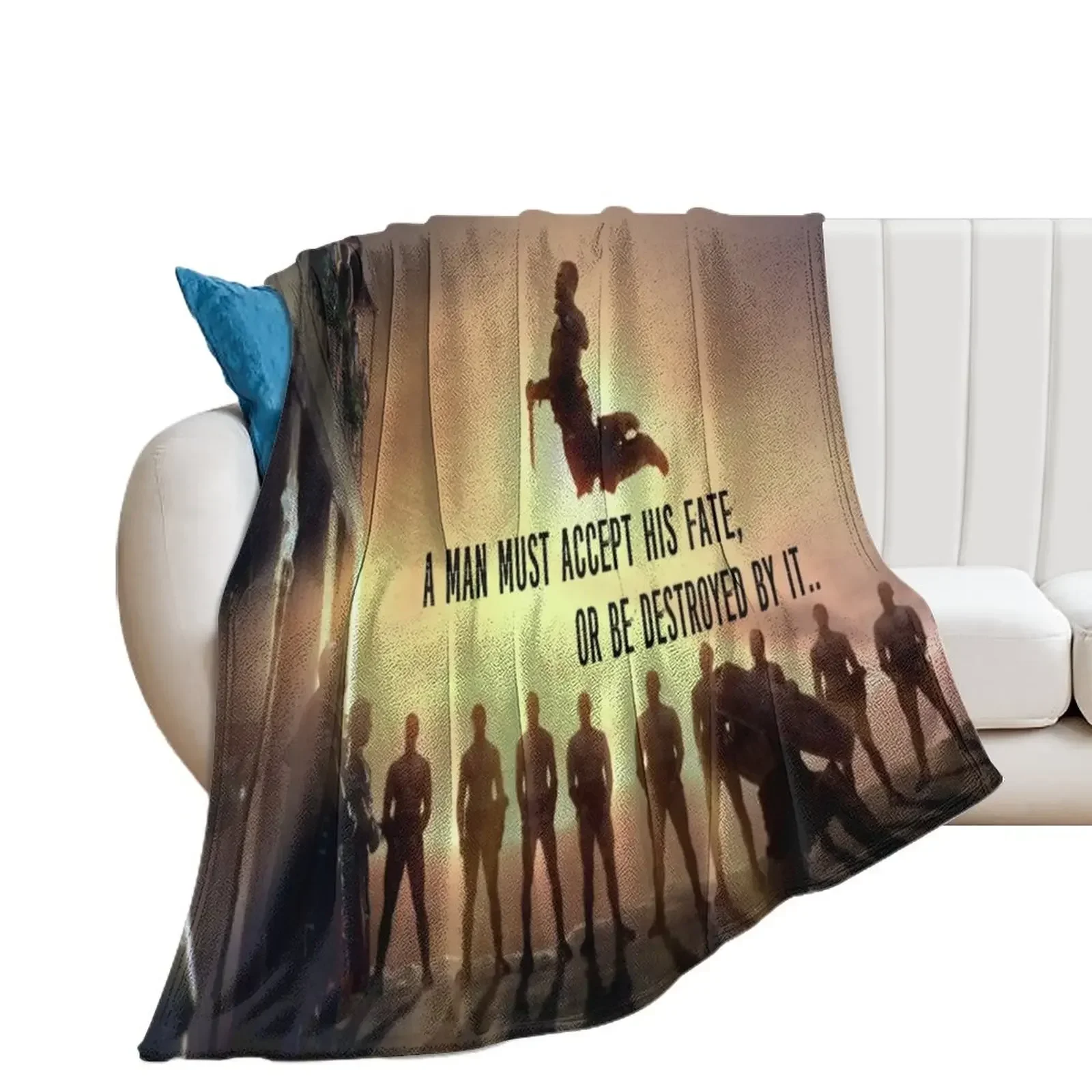 

Spartacus-quote Throw Blanket Fashion Sofas Travel Blankets