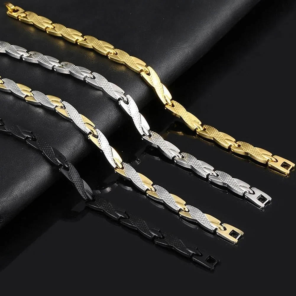 1pc Snake Dragon Pattern Magnetic Therapy Bracelet Healthy Weight Loss Bracelet Sports Bracelet Luxury Jewelry For Women MenGif