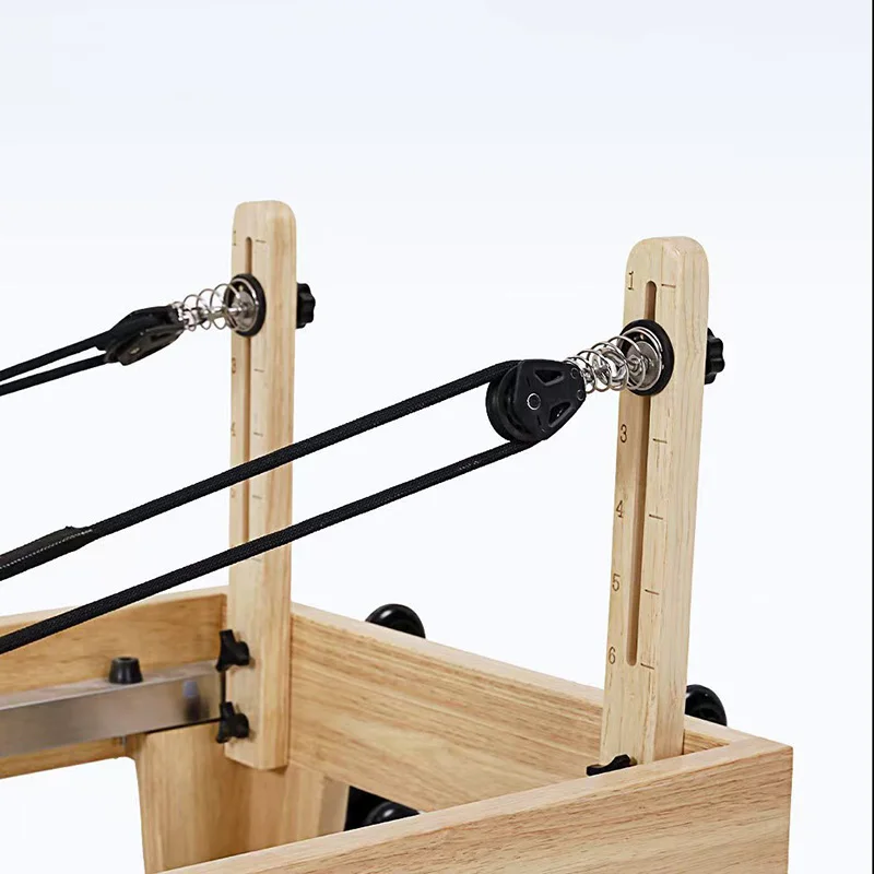 New Commercial Pilates Studio Whole Material Rubber Wooden Folding Bed Pilates Folding Core Bed