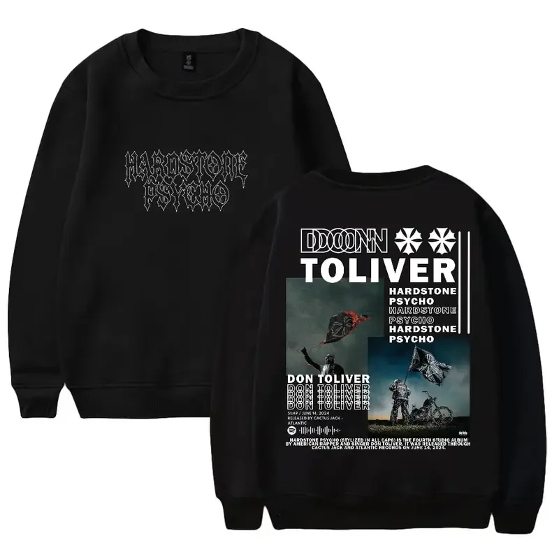 Don Toliver Hardstone Psycho Crewneck Sweatshirts Women Men Long Sleeve Fashion Pullover Clothes