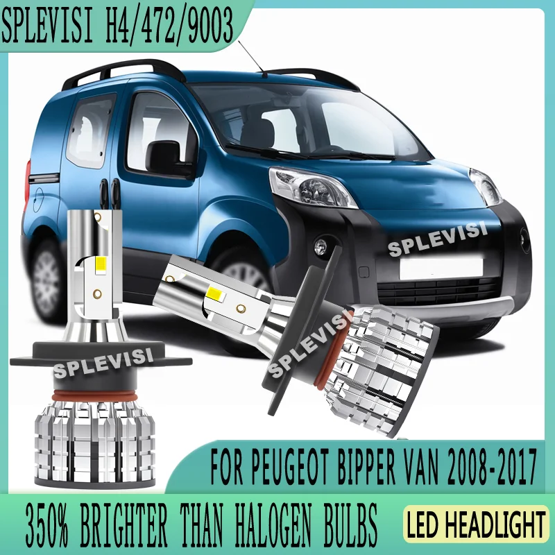 

Dramatic Visibility Enhancement 12v 6000k Car Headlight Bulbs LED For Peugeot Bipper Van 2008 2009 2010 2011 2012 2013 2014-2017