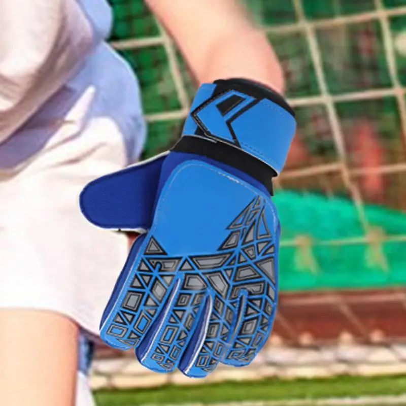Guantes de portero Protector de dedos de fútbol guantes de portero de fútbol antideslizantes guantes de fútbol guantes de portero agarre fuerte palmas de fútbol