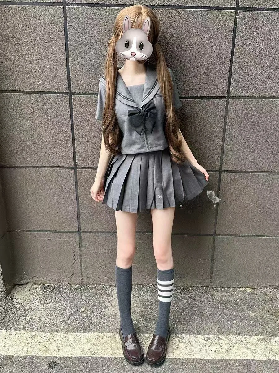 

Яркий цветной костюм моряка ort Sve School orm JK orm Bodyline Set Новое поступление Faionable College Sle Women's Ou...