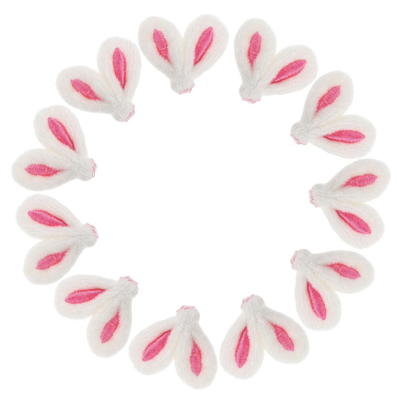 

40Pcs Rabbit Ear Hairpin Accessories Creative Lasting DIY Hair Clip Charm Easter Decor Girls Women Accessories
