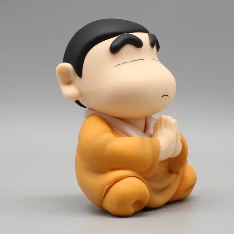 Crayon Shin-chan Cos Buddha Action Figure Anime Shin Chan Figuras Toys Kawaii Doll Collection Model GK Statue Gift for Children