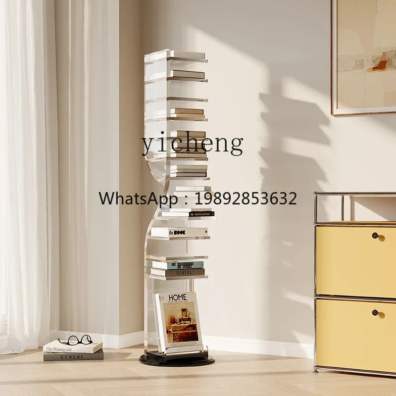 

Акриловая прозрачная книжная полка для кабинета, гостиной, элитная сетка