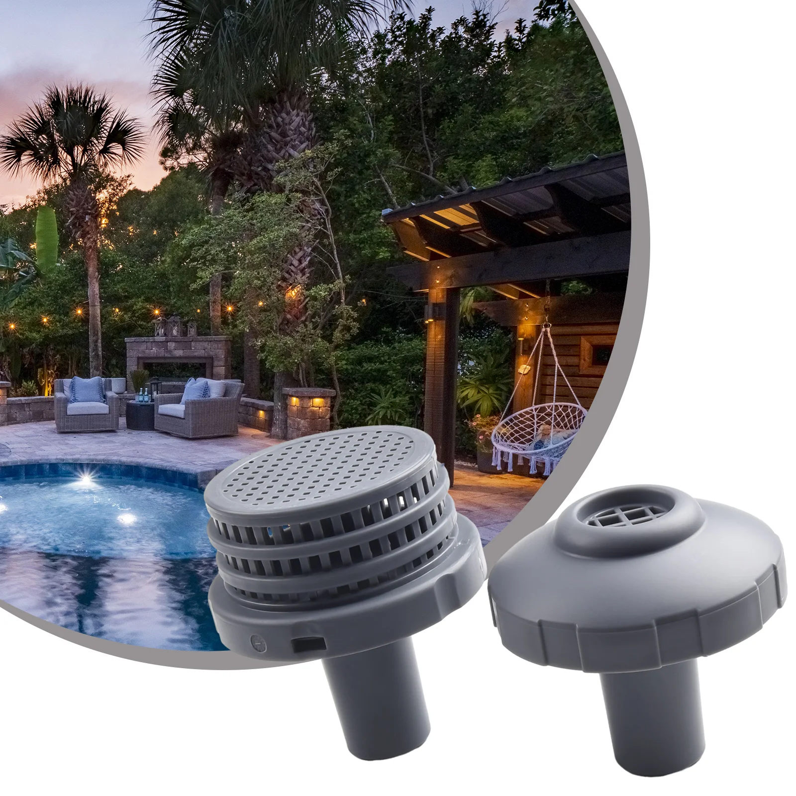 For INTEX 25022E Swimming Pool Water Jet Connector Kit With Outlet Strainer Grid Pool Inlet Strainer Connector    New