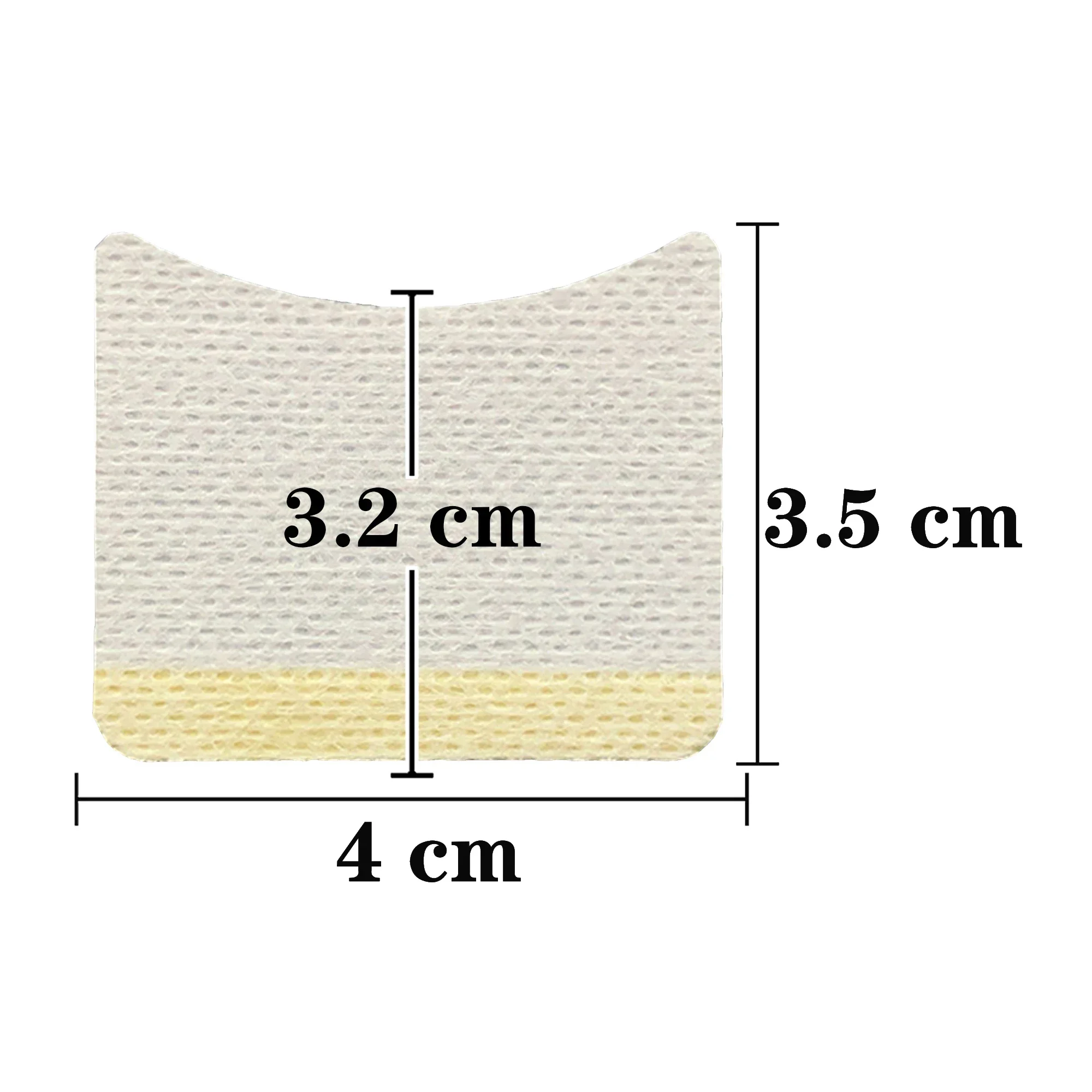 일회용 코튼 속눈썹 익스텐션 패치 스티커, 속눈썹 제거용 아이 패드 패치, 메이크업 도구용, 400 개