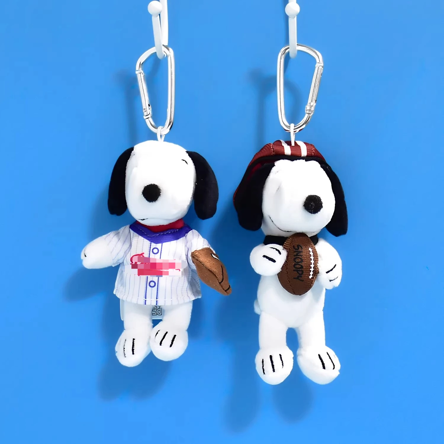 

Snoopy Baseball Jersey Puppy Pendant Cute Cartoon Keychain Hanging Ornament Collection Bag Charm Backpack Decoration Gift