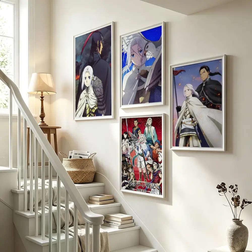 anime The Heroic Legend of Arslan Poster Poster HD Waterproof Self-adhesive Art Print Wall Decor for Bedroom Living Room Gift