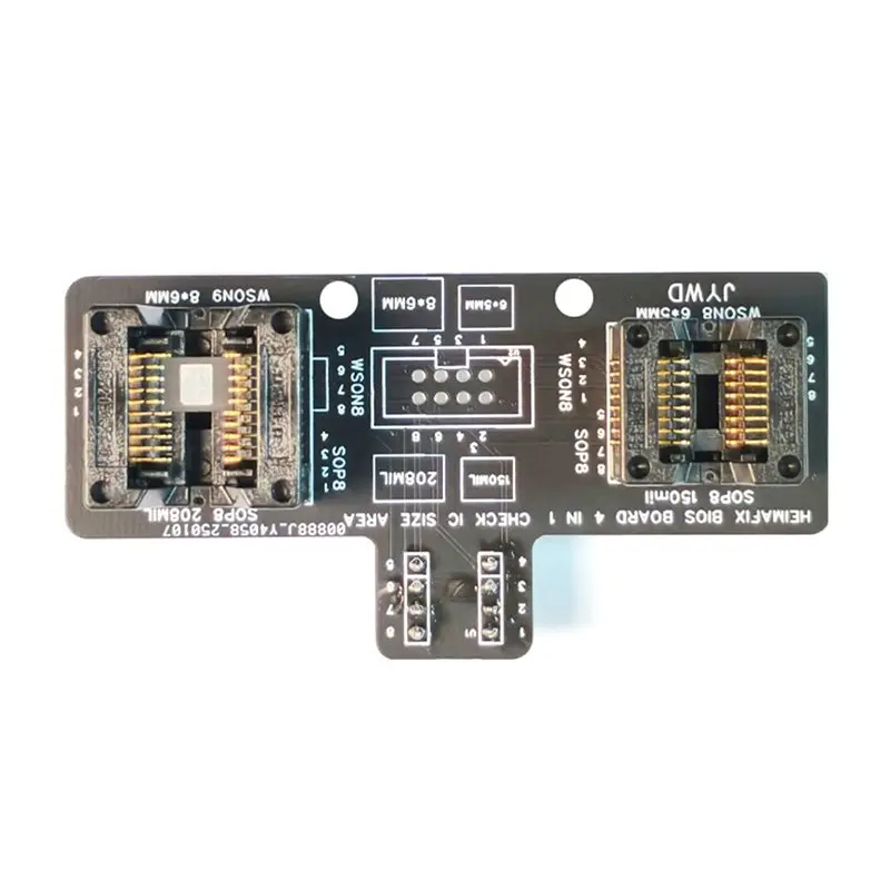 B27B SOP8/WSON8 QDFN8 BIOS Burner Burning Seat Programmer Adapter 6X8mm 5X6mm 150 208MIL