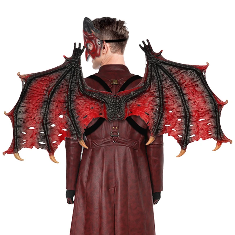 

Костюм с крыльями дракона, крыло орла, крыло животного, Хэллоуин, Марди Гра, аксессуары для косплея, крыло летучей мыши с эластичными ремнями