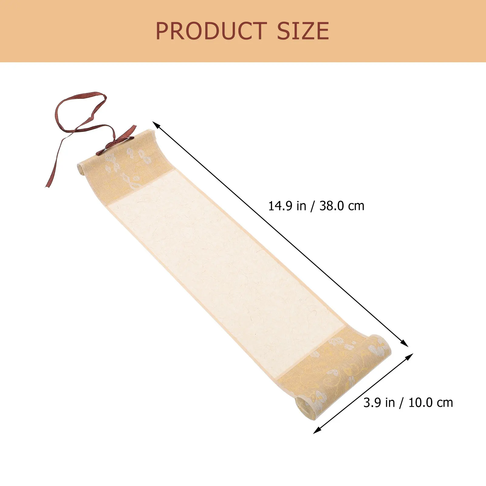 Chinese Calligraphy Paper Painting Drawing Art Blank Writing Halloween Christmas Blank Rice Paper Scroll Blank Wall Scroll