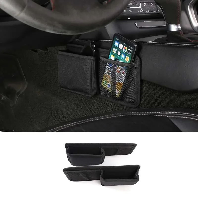 

For 2014-19 Chevrolet Corvette C7 Z06 car central control side multifunctional storage bag storage rack car interior accessories