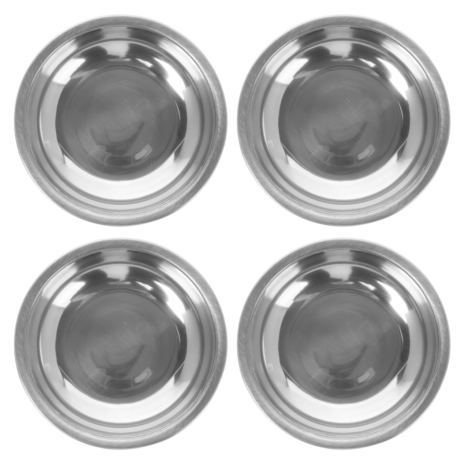 

4pcs Stainless Steel Weighing Pans Jewelry Rhinestones Precision Scale Trays Replacement Weighing Plates Store Weight Tray