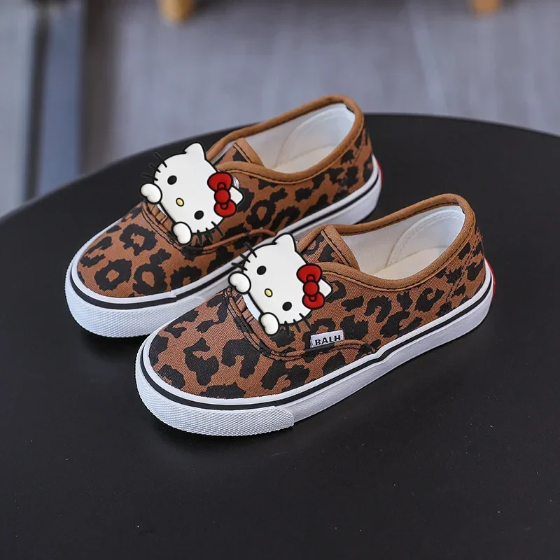 

spring and autumn boys girls sports board shoes baby Sneakers Sanrio hello kitty children's canvas casual shoes