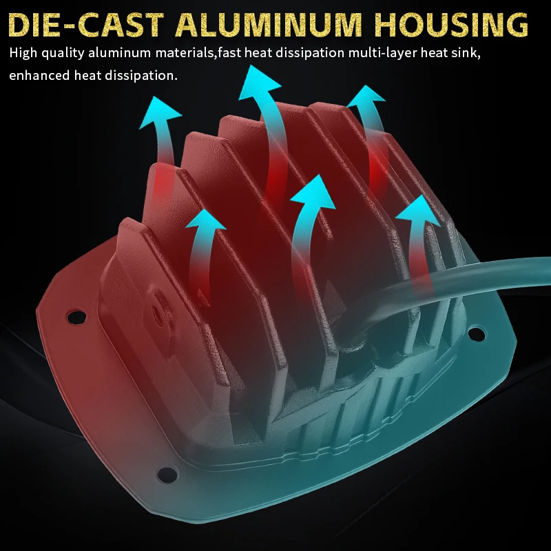 4 بوصة 30 واط فلوش جبل LED ضوء العمل القرون على الطرق الوعرة القيادة عكس المصباح الضباب مصباح ل جيب 4x4 سيارة شاحنة SUV ATV 12 فولت 24 فولت
