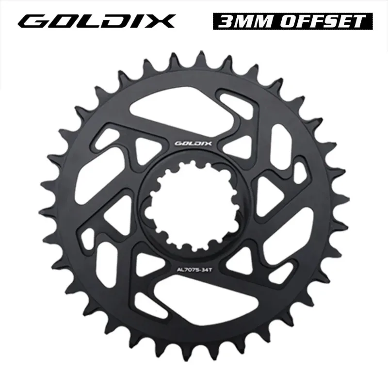 GOLDIX Direct Mount chainring 3mm offset for Sram 3 bolt Crankset 10 11 12 speed 34T 36T 38T 40T MTB bike narrow wide chainring - view 4