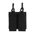 black-double pouch