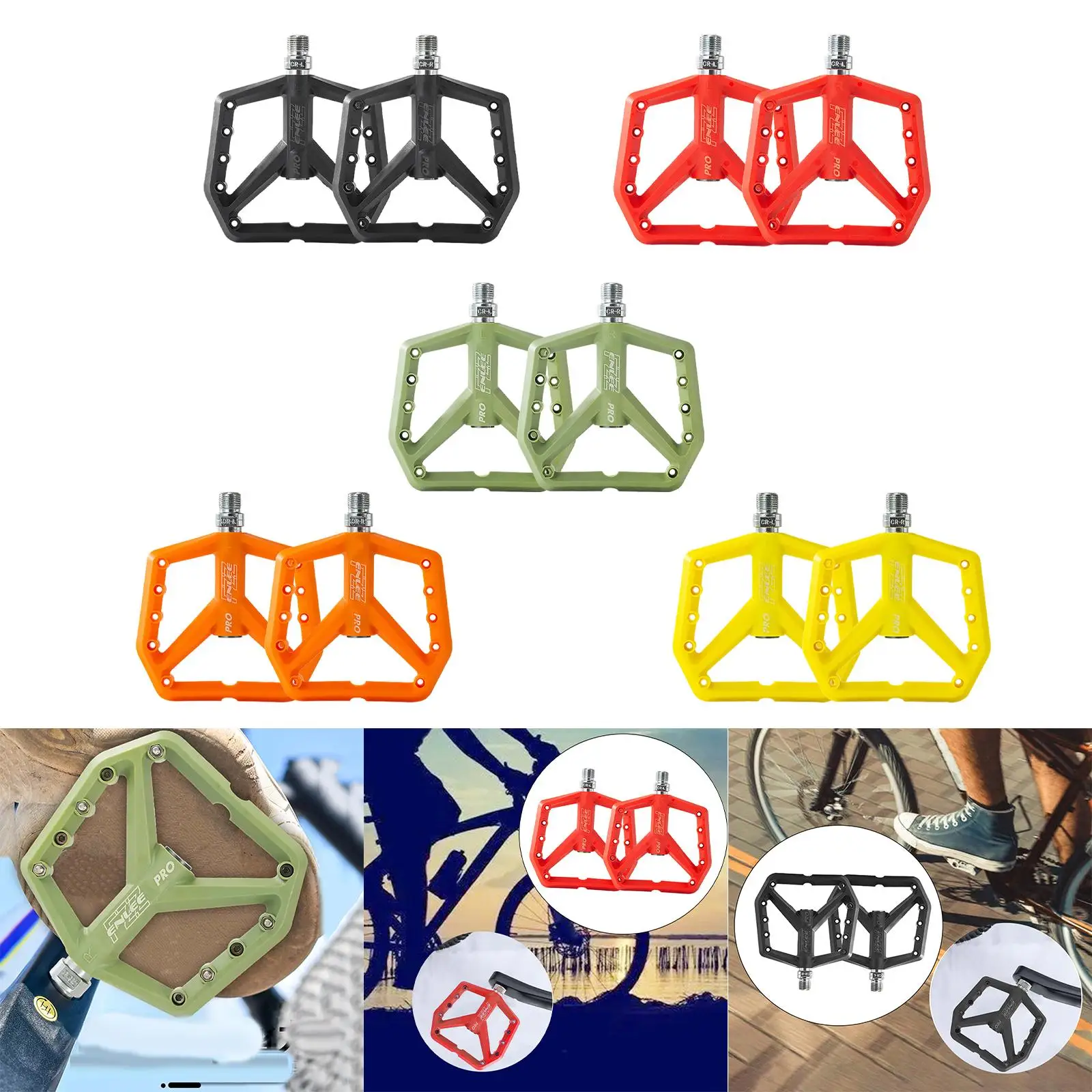 Bicycle pedals Robust bicycle pedals for adult bicycles, mountain bikes