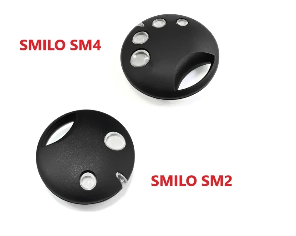 NICE SMILO SM2 433.92MHz Rolling Code Garage Door Remote Control SMXI SMXIS SMX2 SM4 SMX2R OXI OX2 Gate Opener Transmitter  2PCS