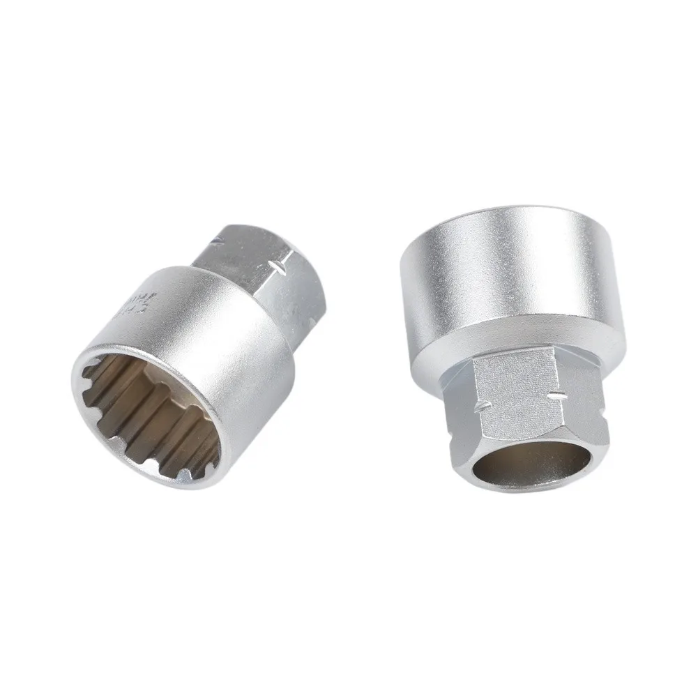 17 Piece FOR CRV Steel Hexagonal 12 Point Tooth Shaped for pass Through Ratchet Includes Multiple Socket Sizes From 10mm To 24mm