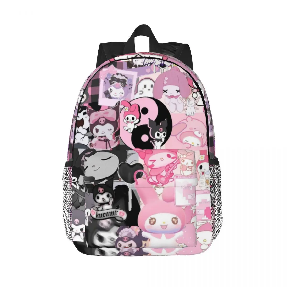 My Melody New Fashionable Pattern School Bag Print Lightweight Backpack 15inch