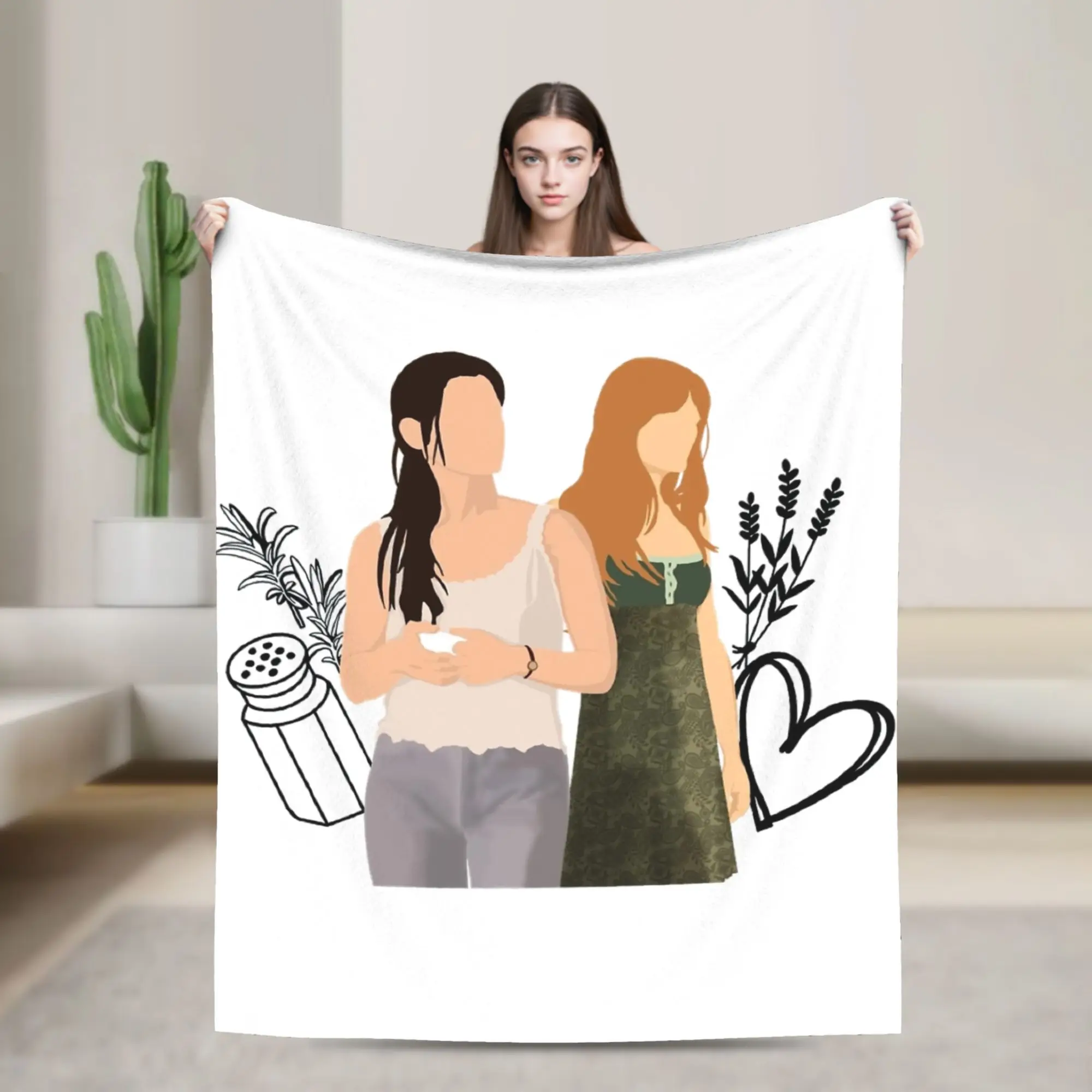 Practical Magic Owens sisters Salt Rosemary Lavender and Love Blankets   Flannel Throw Blanket Home Couch Decoration Bedspreads