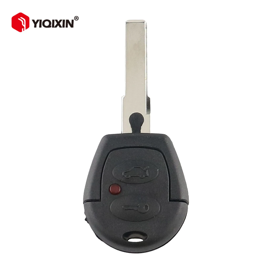 YIQIXIN Remote Car Key Shell Case For VW Polo Golf Jetta Sharan Seat Leon Mii Altea Skoda Fabia Octavia 2 Button Uncut Blade