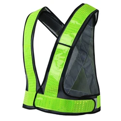 Reflective Vest Warning Cycling Vests For Bicycle Riding Night Warning Lighting Reflective