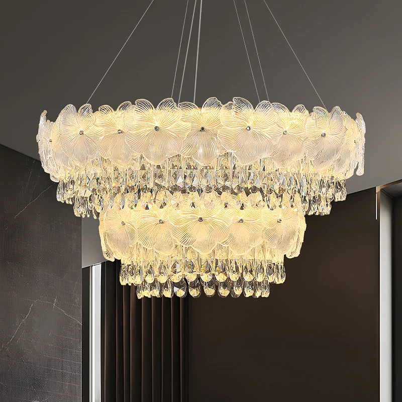 

Современные роскошные хрустальные люстры, индивидуальные золотые светодиодные подвесные светильники, отель, вилла, ресторан, декор интерьера, светильники