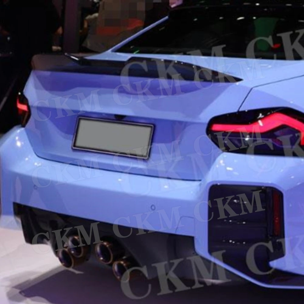 

CKMUUER Для BMW 2 серии M2 G87 2023+ Накладки на боковые воздухозаборники заднего бампера из карбона, спойлер, обвес для колесных арок, автоаксессуары