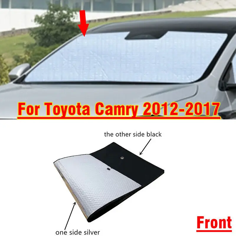 

For Toyota Camry 2012-17 Front Windshield Interior Privacy Thick Sunshade Cover