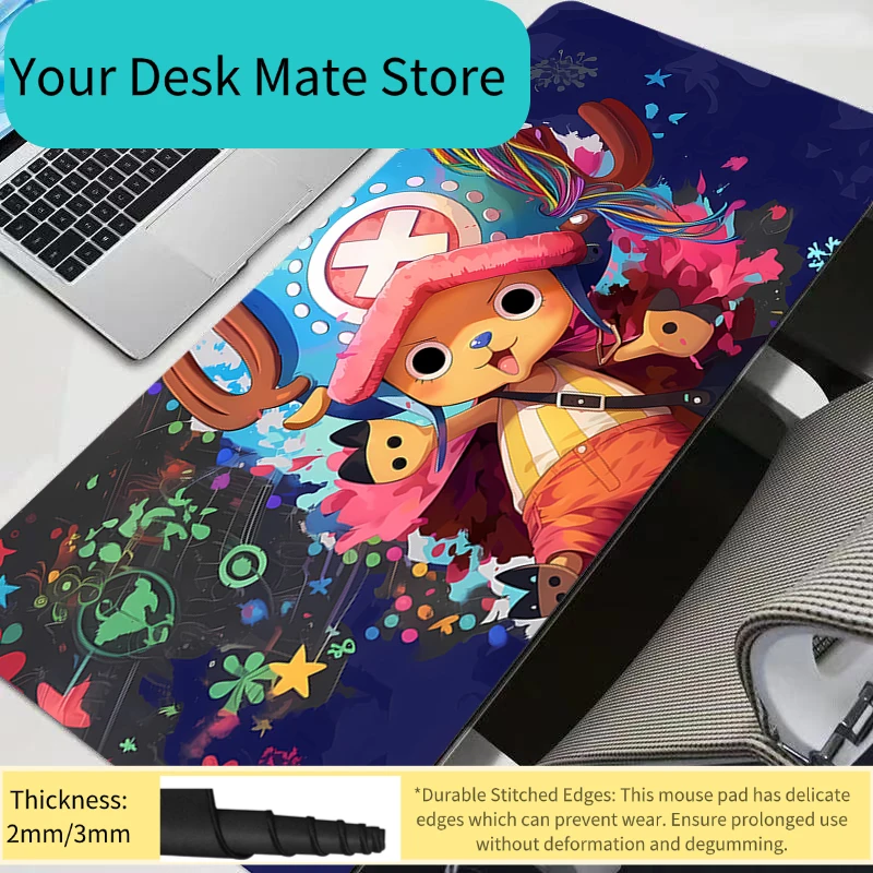 Mauspad für Notebook-Gamer, große Tastaturunterlage, rutschfester Gummi, Computer-Schreibtischunterlage, PC, langlebig, Gamer-Mauspad 90x40 cm