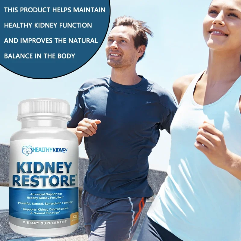 Kidney Cleanse and Health Supplement, Normal Kidney Function & Restoration, Detoxification, Kidney Health Vitamins 120 Capsules