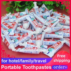 Frete Grátis 3g Portable Dentistry Descartável Toothpastes Pacote Independente Atacado Hotel Supplies Personal Care Appliance