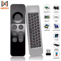 MRSVI W3 Universal Voice Air Mouse Remote Control 2.4G Simple Handheld Mini Wireless Keyboard for Android TV BOX Windows PC