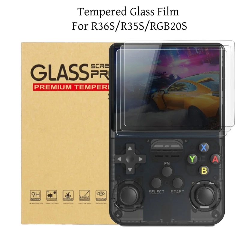 

High Definition RGB20S R36S Tempered Glass Screen Protector Films Game Console RGB20S R35S Screen Protector Film Accessories