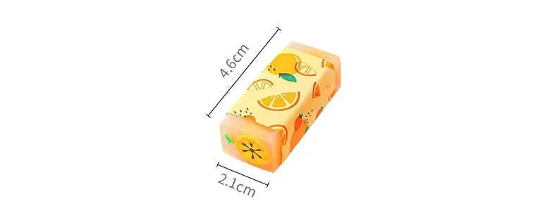 3/5pcs Cute Kawaii Creative fruit Eraser Rubber Stationery School Supply Novelty Lovely Eraser  school Office supplies