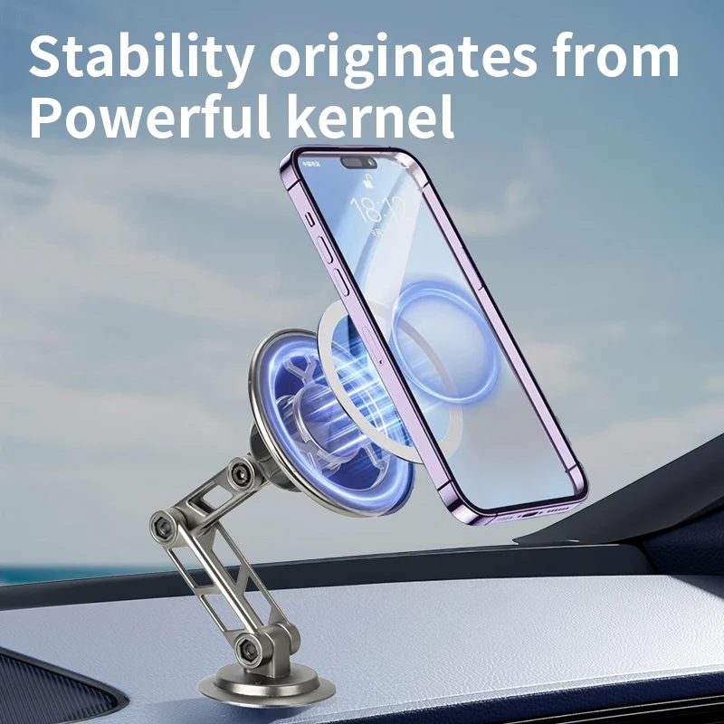 حامل هاتف السيارة المغناطيسي 360 لهاتف Xiaomi 15T Redmi Note 15 14، Google Pixel 10 9، OnePlus 11،Oppo Reno 13 Pro، Moto G86 Stand Mount