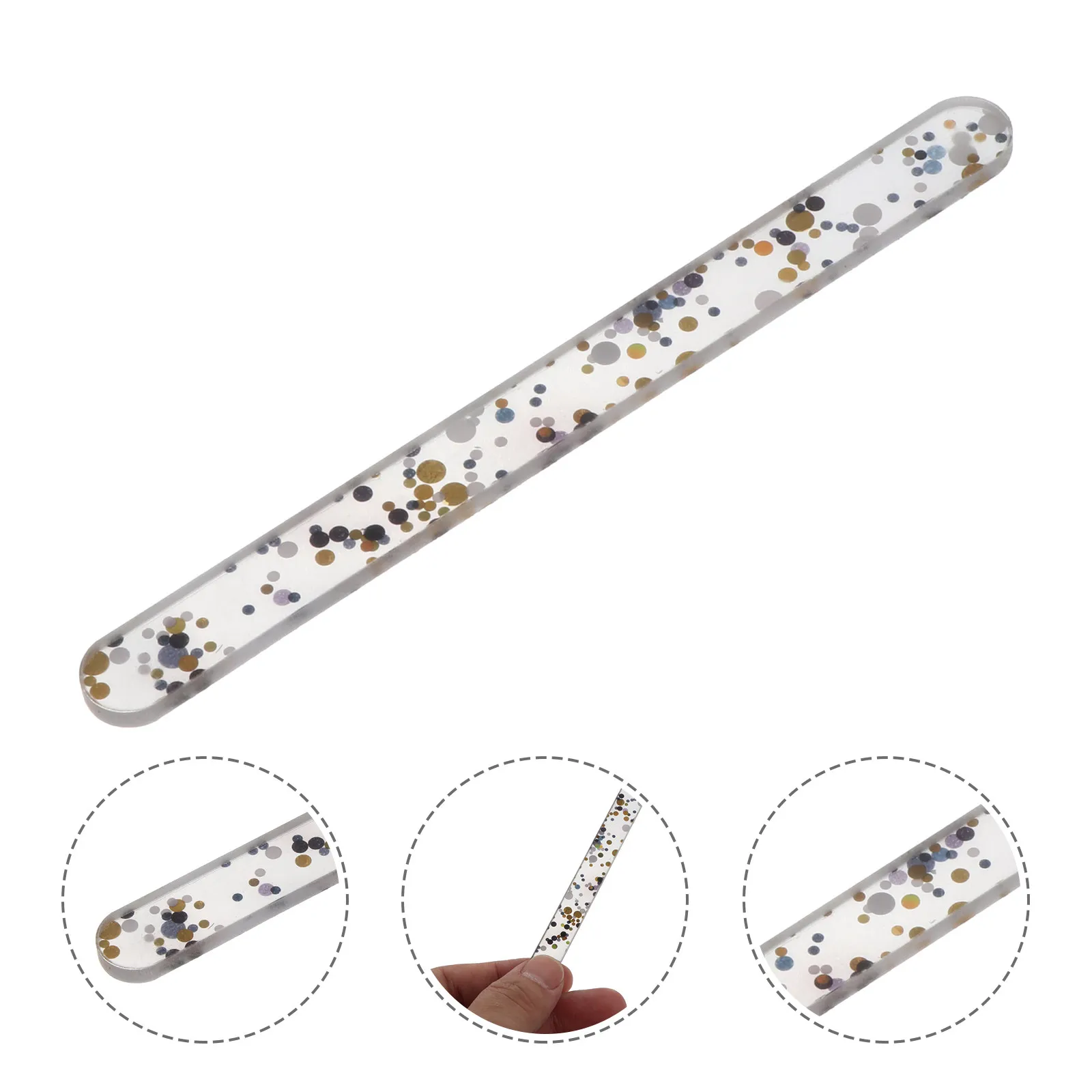 

50 шт. акриловых палочек для мороженого, палочки для поделок своими руками, безопасные, нелипкие, легко моются, многоразовые, с гладкой поверхностью, креативный дизайн