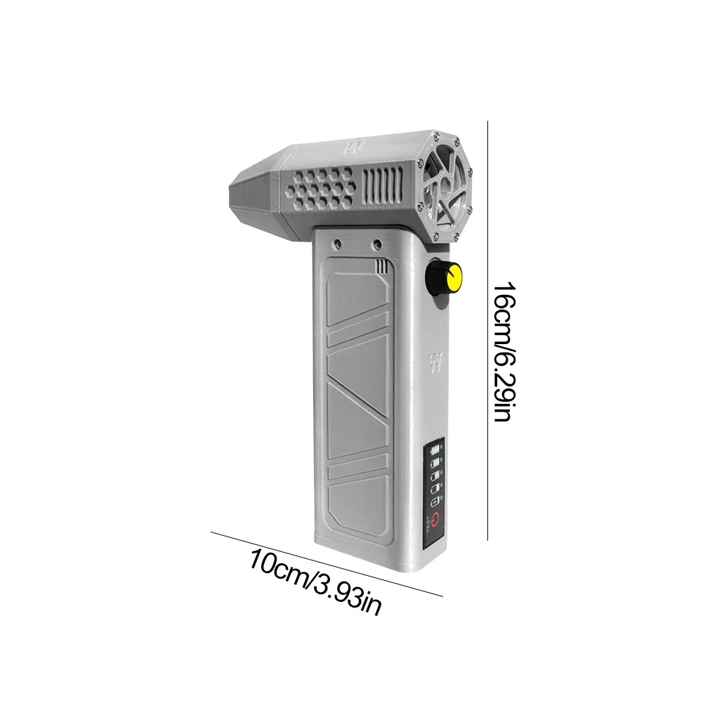 Mini Turbo Jet Fan Turbo Violent Fan Brushless Motor 3 Adjustable Wind Jet Blower Blower Fan for Computer Keyboard Sofa Car Tool