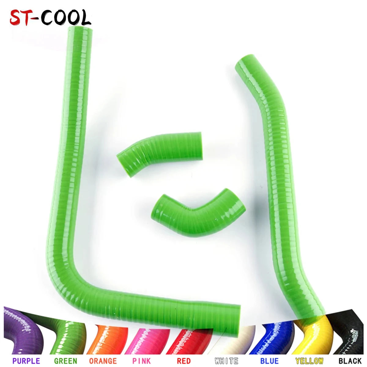 FOR 1990-2003 KAWASAKI ZXR 400 L ZXR400L Radiator Hoses 1991 1992 1993 1994 1995 1996 1997 Silicone Tubes Kit 4Pcs 11 Colors