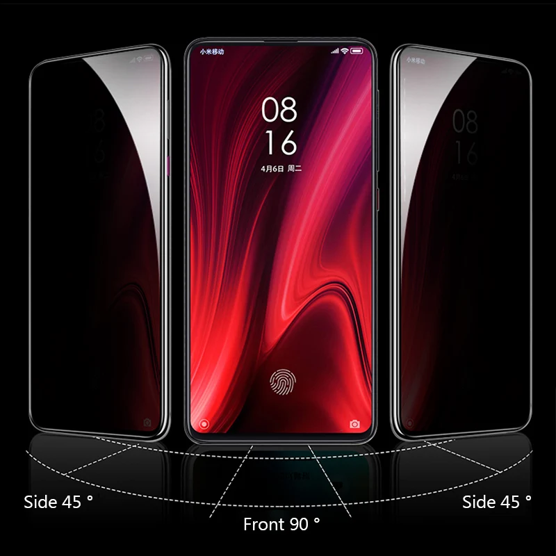 2 قطعة واقي للشاشة مضاد للتجسس لهاتف Redmi 14 13 12 11 10 9 8 Pro Plus 5G زجاج الخصوصية لـ Redmi Note 11S 10S 9S 10C 10 9A 9C 9