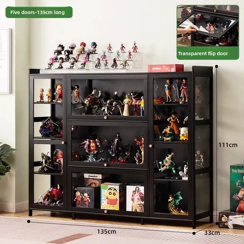 Multi-functional Figure Display Cabinet  Acrylic Display Stand Glass Counter Cosmetics Product Ornament Display Cabinet