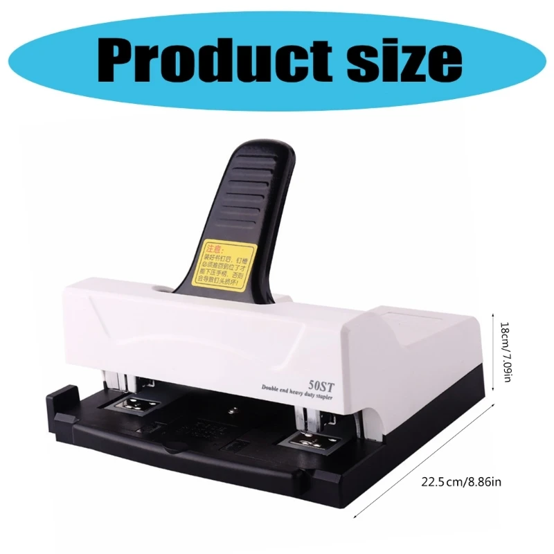 50 feuilles d'agrafeuse sans effort l'agrafeuse du travail