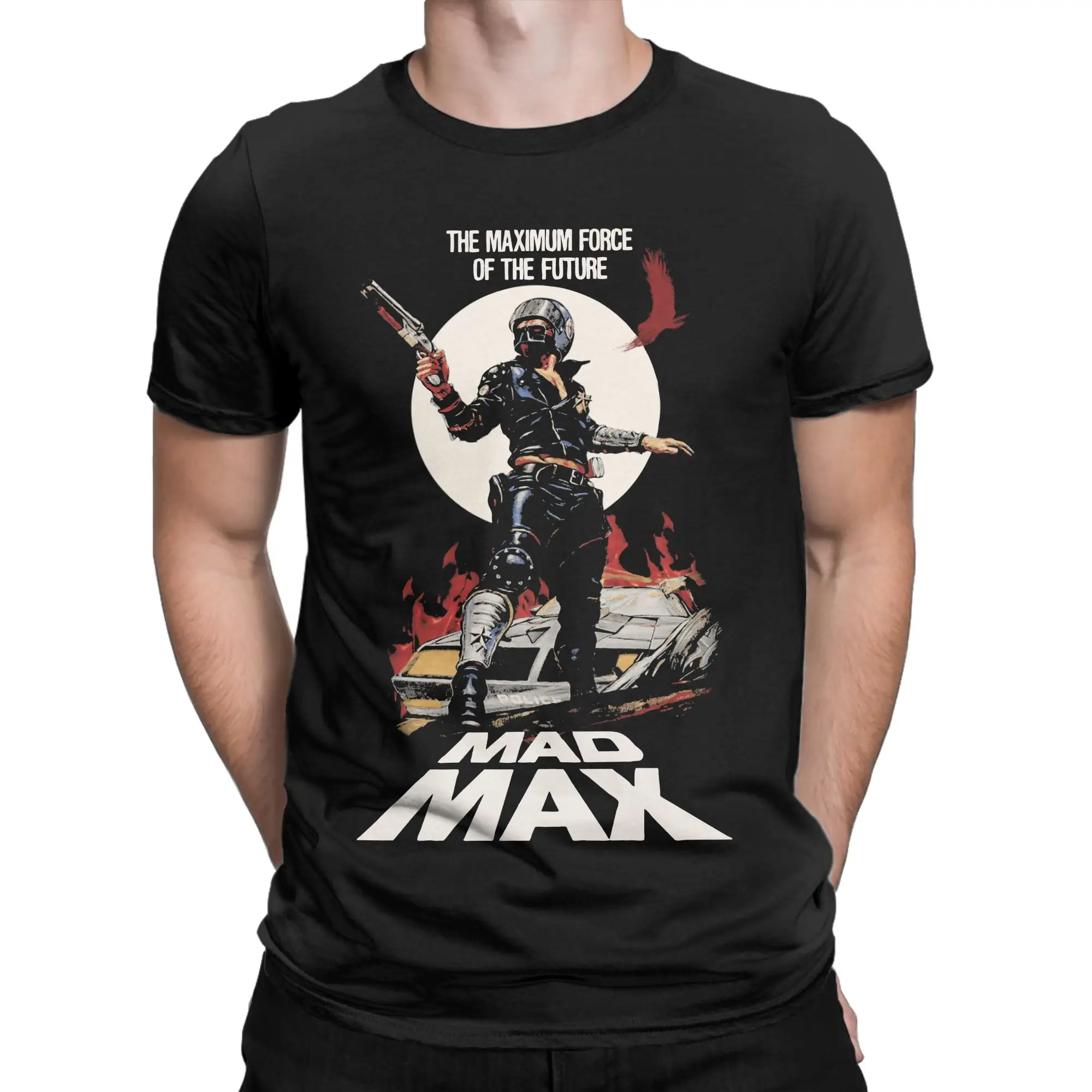 Mad Max Rockatansky George Miller T Shirts Men's  100% Cotton Leisure T-Shirts Round Collar  Tees Short Sleeve Tops Adult