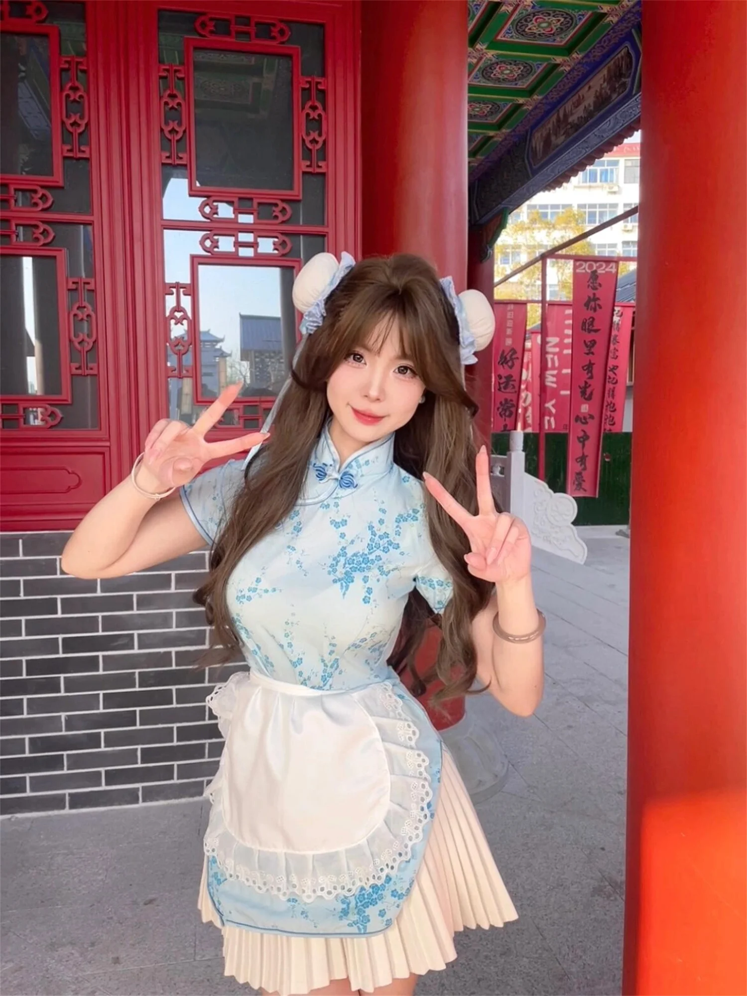 

Китайский ор Dr Maid orm loween Cisas Косплей Soft Girl School orm Юбка Традиционный китайский Sle