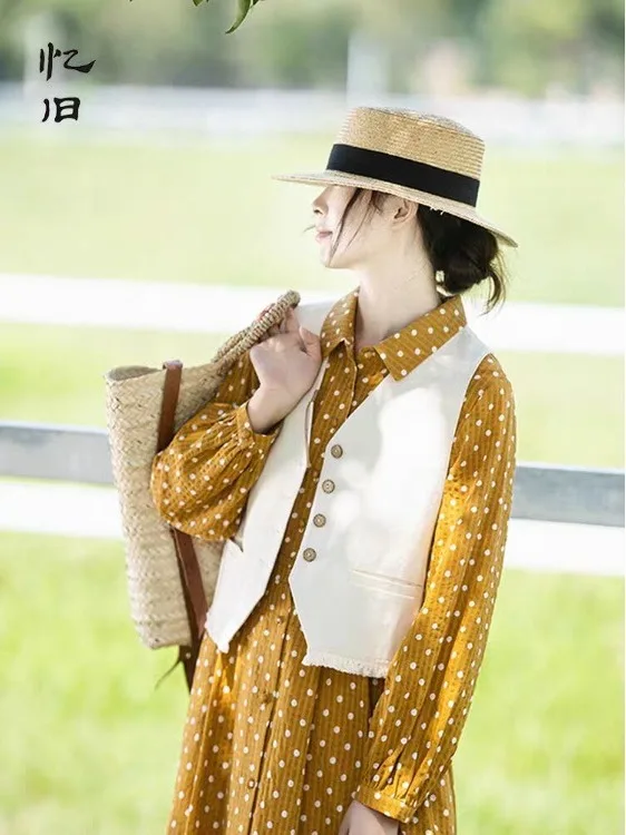 

Versatile ort Svel Jaet Women's Single Button Vest Top Brand Autumn Collection Faionable mat Design